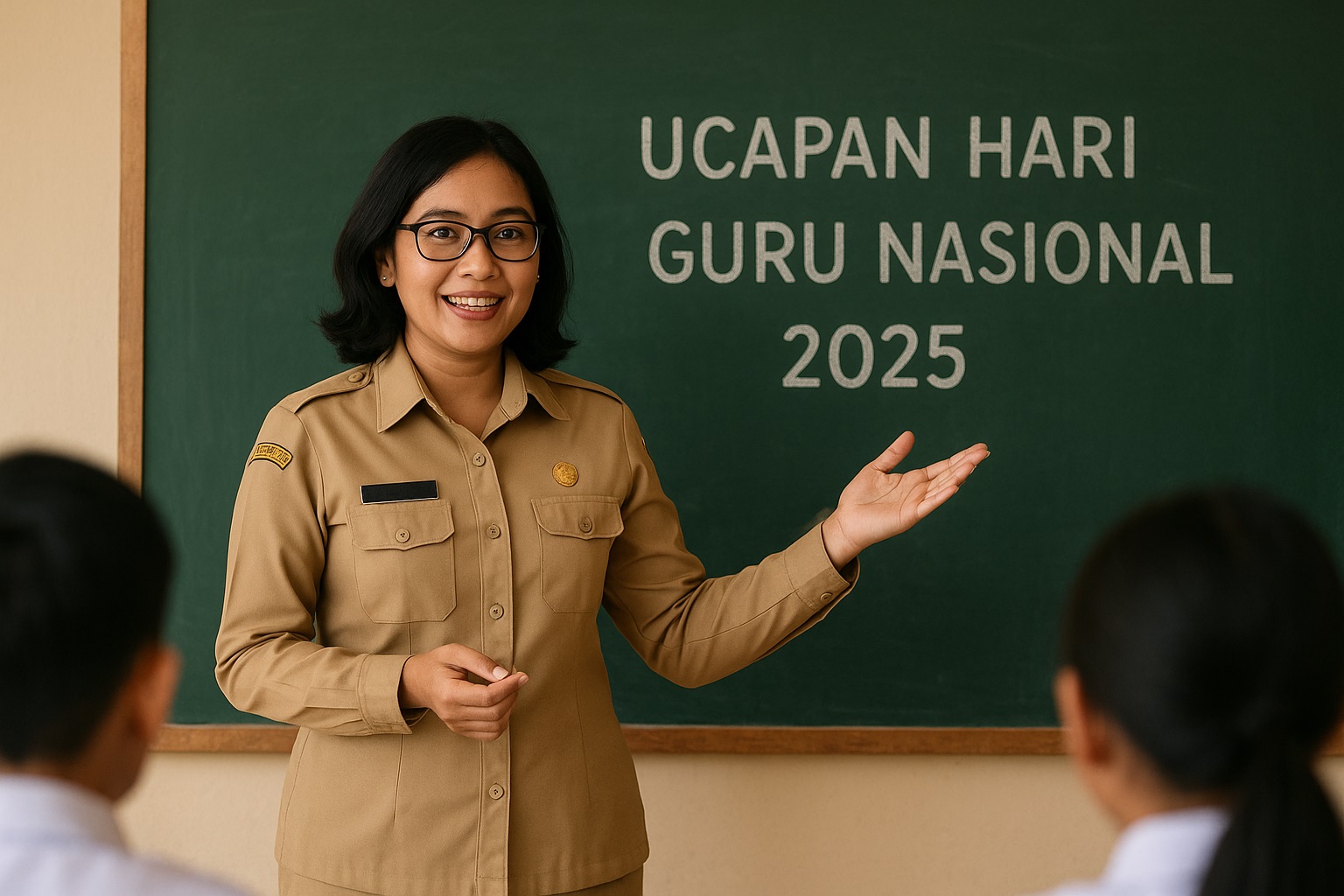Ilustrasi. Kumpulan 50 Contoh Ucapan Hari Guru Nasional 2025 yang Menyentuh Hati dan Penuh Makna