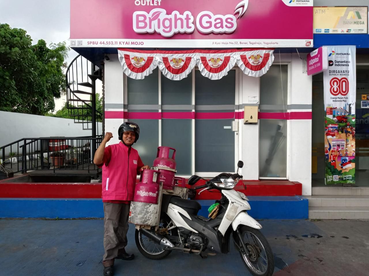 Layanan Bright Gas Express hadir di Yogyakarta, pesan Bright Gas 12 Kg lewat WhatsApp dan antar cepat kurang dari 3 jam.