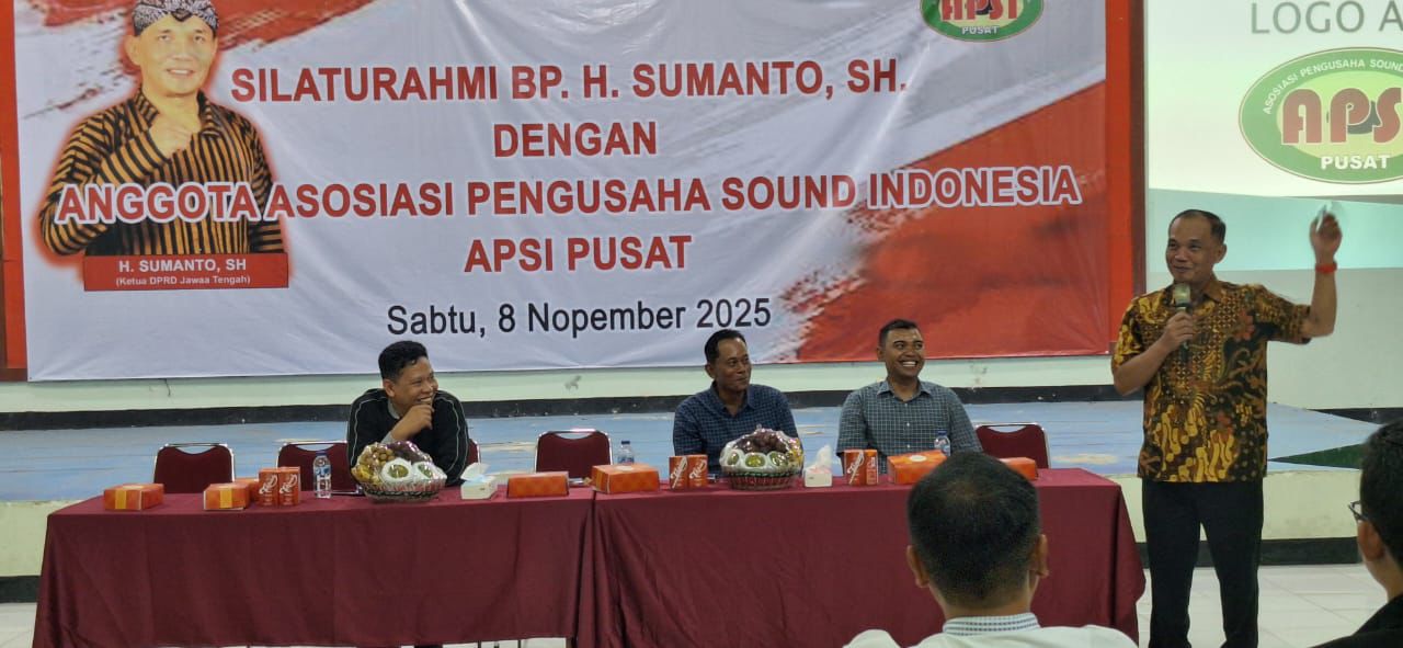 Silaturahmi dengan Pengusaha Sound, Ketua DPRD JAteng Sumanto Dorong Kolaborasi dan Profesionalitas