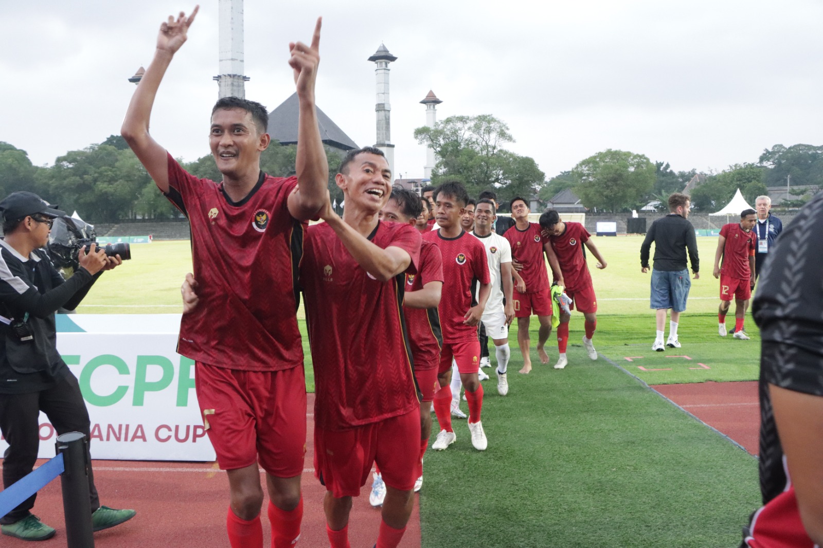 Pemain Timnas CP Indonesia  memastikan diri lolos ke Piala Dunia CP 2026