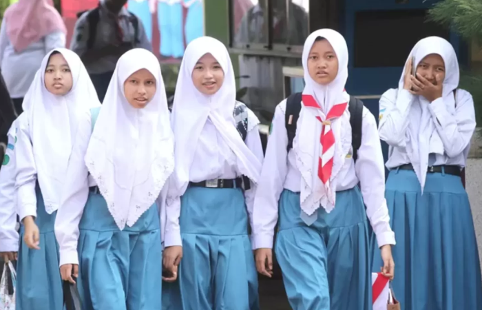 Ilustrasi siswa SMA.