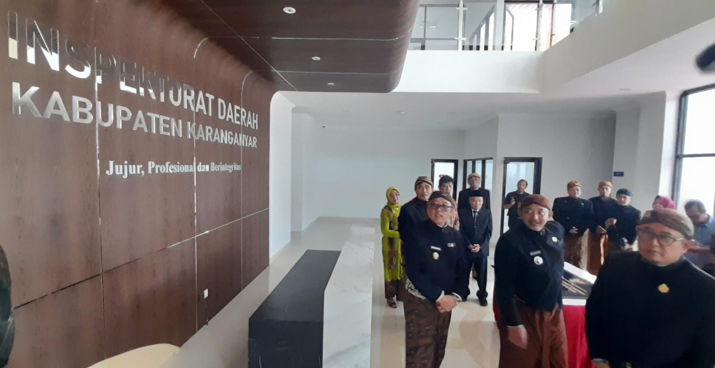 Kantor Inspektorat Kabupaten Karanganyar yang baru. (Rudi Hartono/Radar Solo)