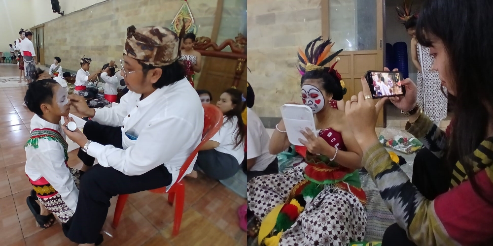 Serangkaian pelatihan diberikan kepada peserta. Mulai dari pelatihan tari inovatif, pelatihan produksi media pembelajaran visual, hingga pelatihan dokumentasi pertunjukan.