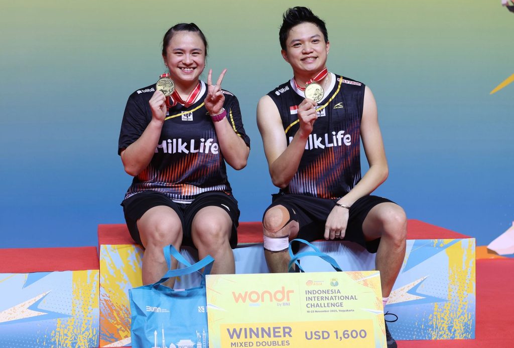 Bobby Setiabudi/Melati Daeva Oktavianti juara&nbsp;Wondr by BNI Indonesia International Challenge 2025