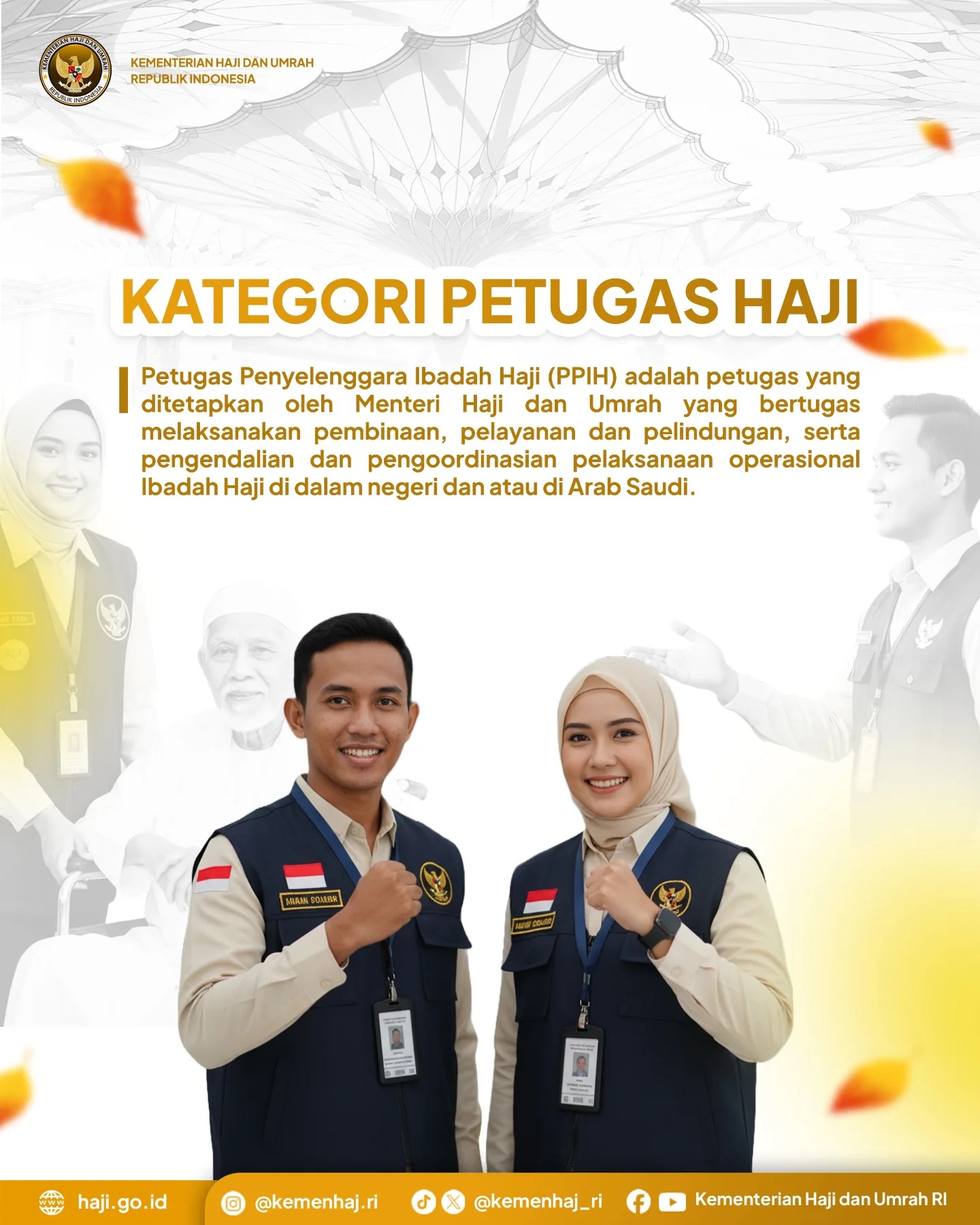 Link Pendaftaran Petugas Haji 2026: Cara Daftar PPIH Kloter dan Arab Saudi Lewat petugas.haji.go.id