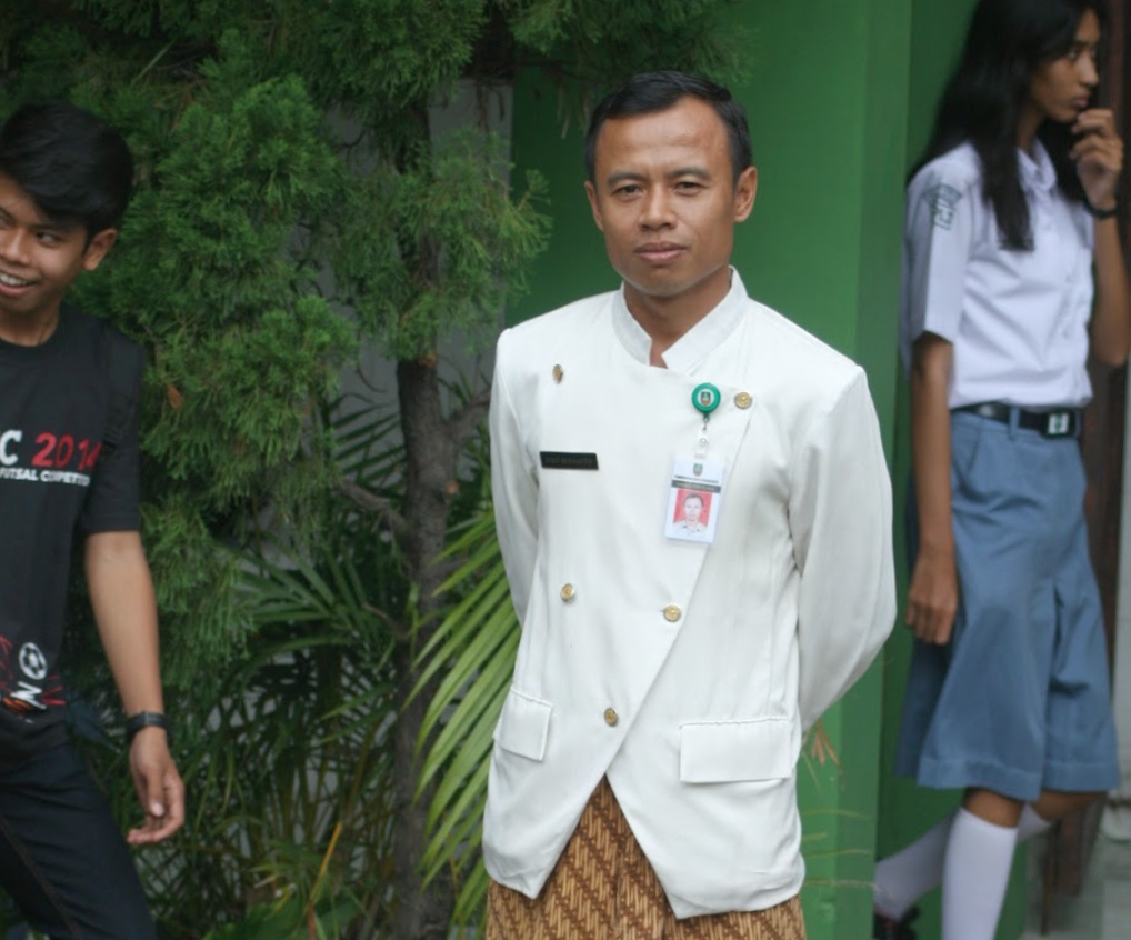 Joko Rusmanto jadi salah satu guru di SMAN 7 Solo