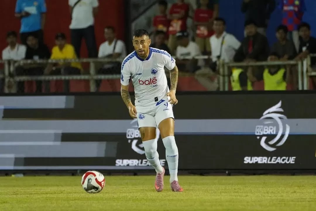 Pemain asing Arema FC Paulinho Moccelin.