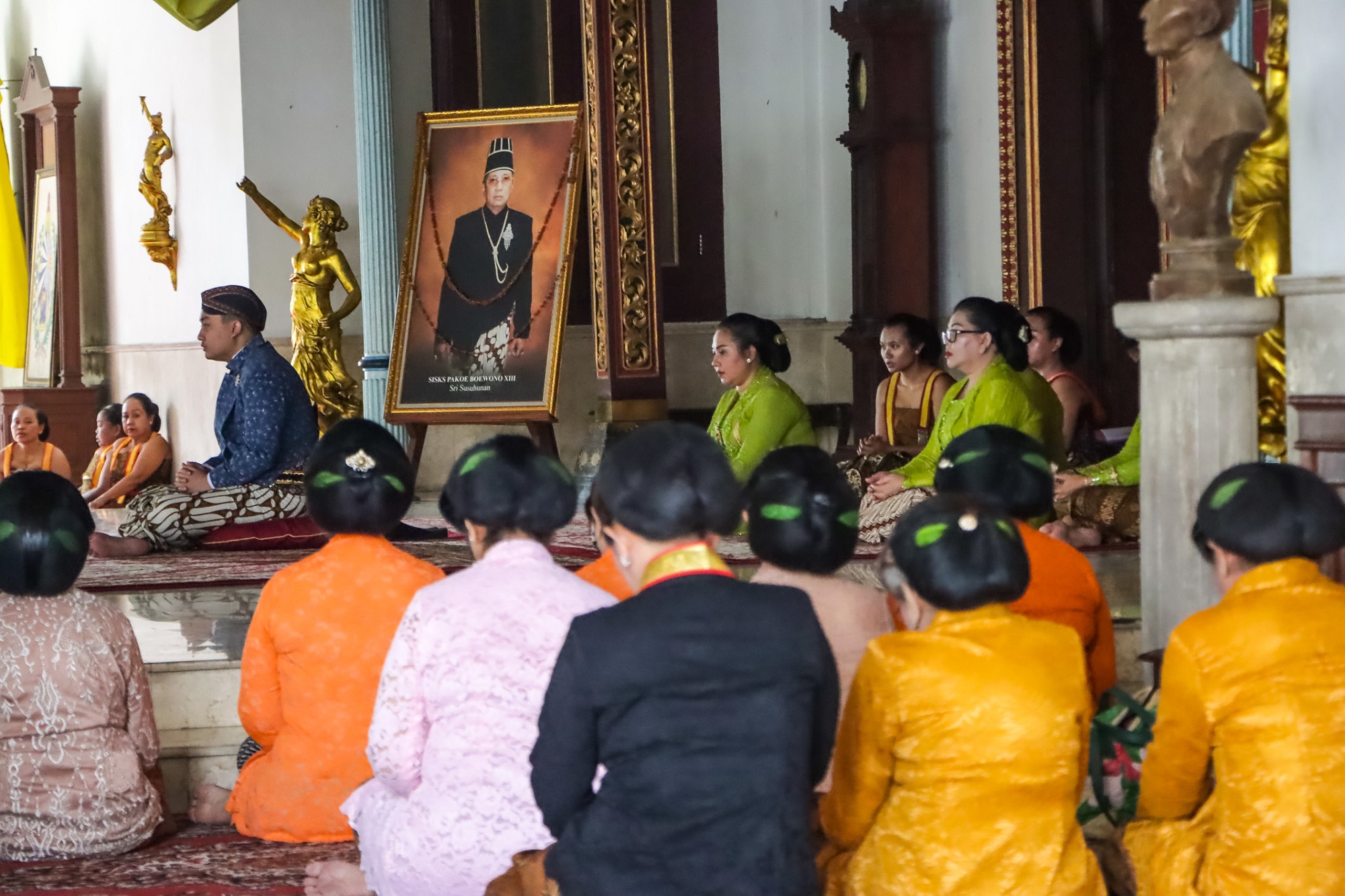 Pengukuhan bebadan Keraton Surakarta oleh PB XIV Purbaya disoal kubu Mahamenteri Tedjowulan. (M Ihsan/Radar Solo)