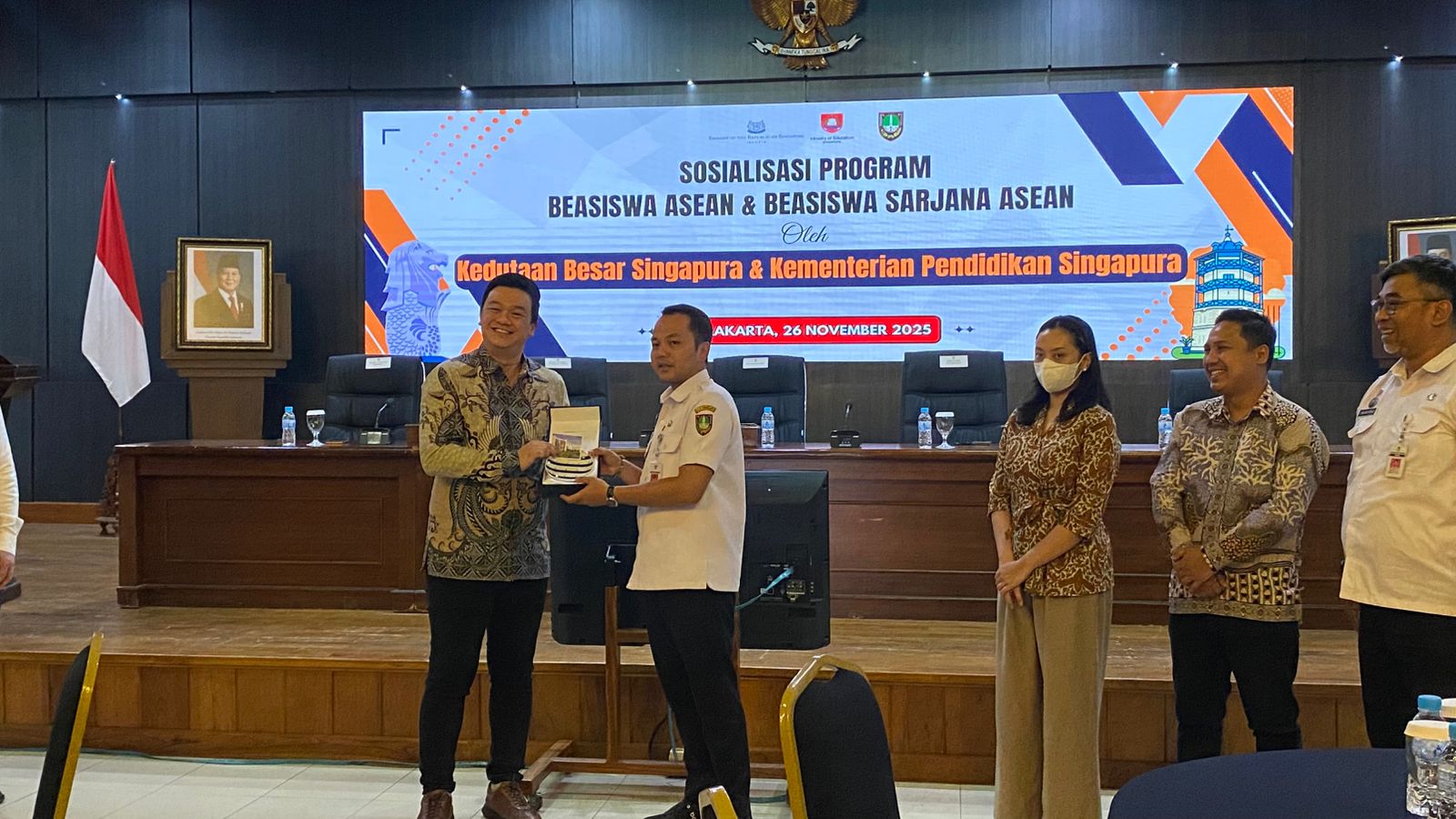Wali Kota Solo Respati Ardi terima kunjungan Kedubes dan Kementerian Pendidikan Singapura, Rabu (26/11).