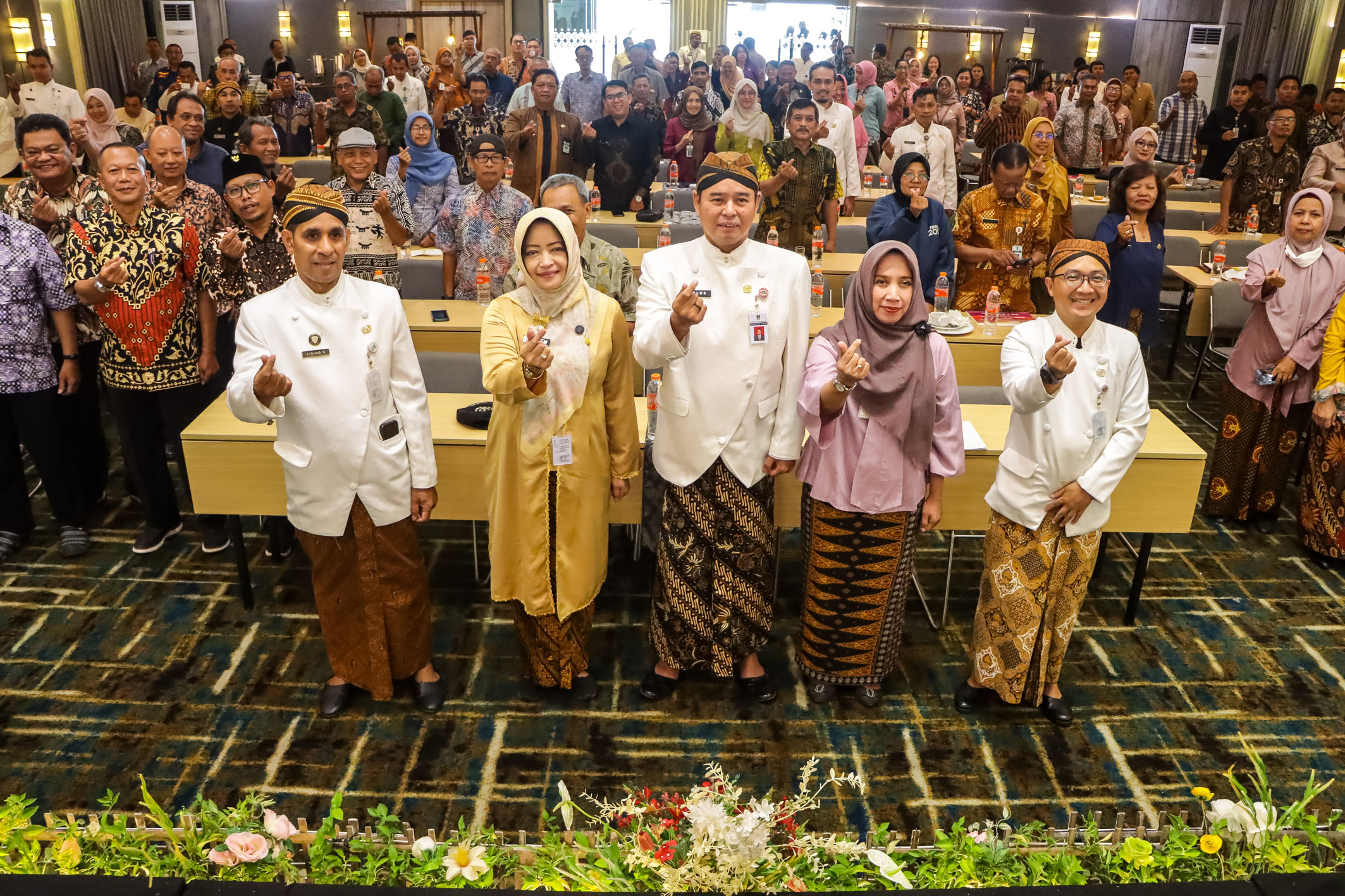 BERSINERGI: Badan Pendapatan Daerah (Bapenda) Kota Surakarta saat menggelar Gathering Wajib Pajak Daerah, Kamis (27/11).