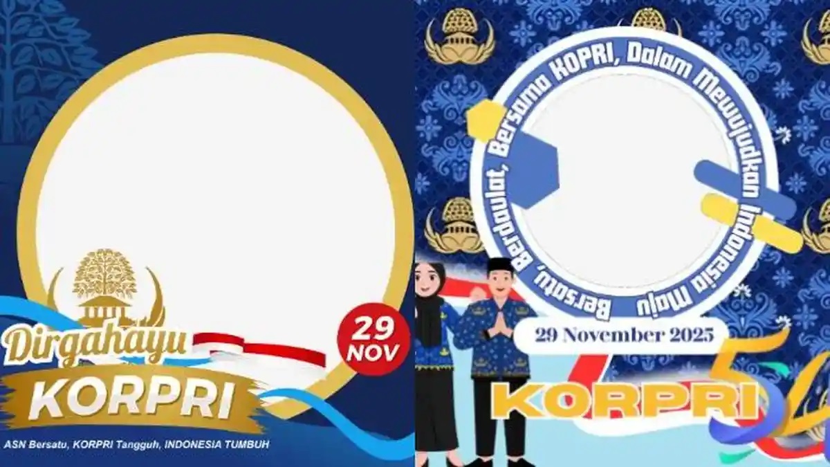 20 Link Twibbon HUT KORPRI 2025&nbsp;Gratis untuk Meriahkan Hari Korpri ke-54,&nbsp;Lengkap dengan Cara Menggunakan Tinggal Pasang Foto!