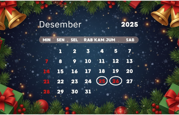 Kalender Desember 2025.