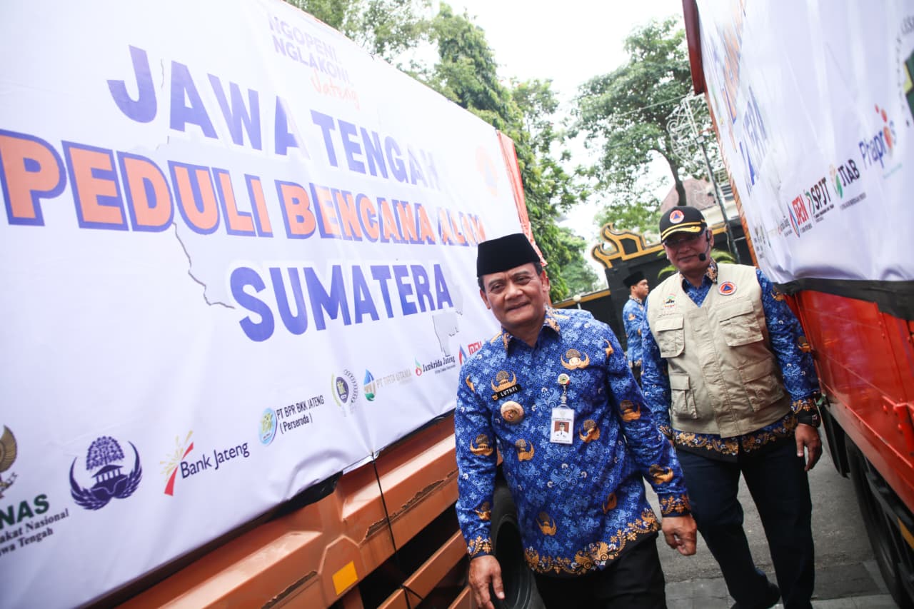 Gubernur Jateng Ahmad Luthfi Kirim Bantuan untuk Korban Bencana ke Sumatera Senilai Rp1,3 Miliar