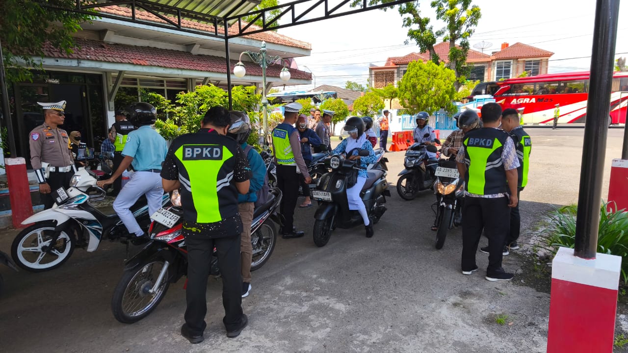 Operasi Zebra Candi 2025 yang digelar Polres Wonogiri.