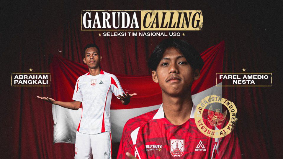 Abraham Pangkali dan Farel Amedio Nesta dipanggil mengikuti seleksi Timnas Indonesia U-20 bertajuk talent ID camp pada 2-5 Desember di Garudayaksa Football Academy, Kabupaten Bekasi.