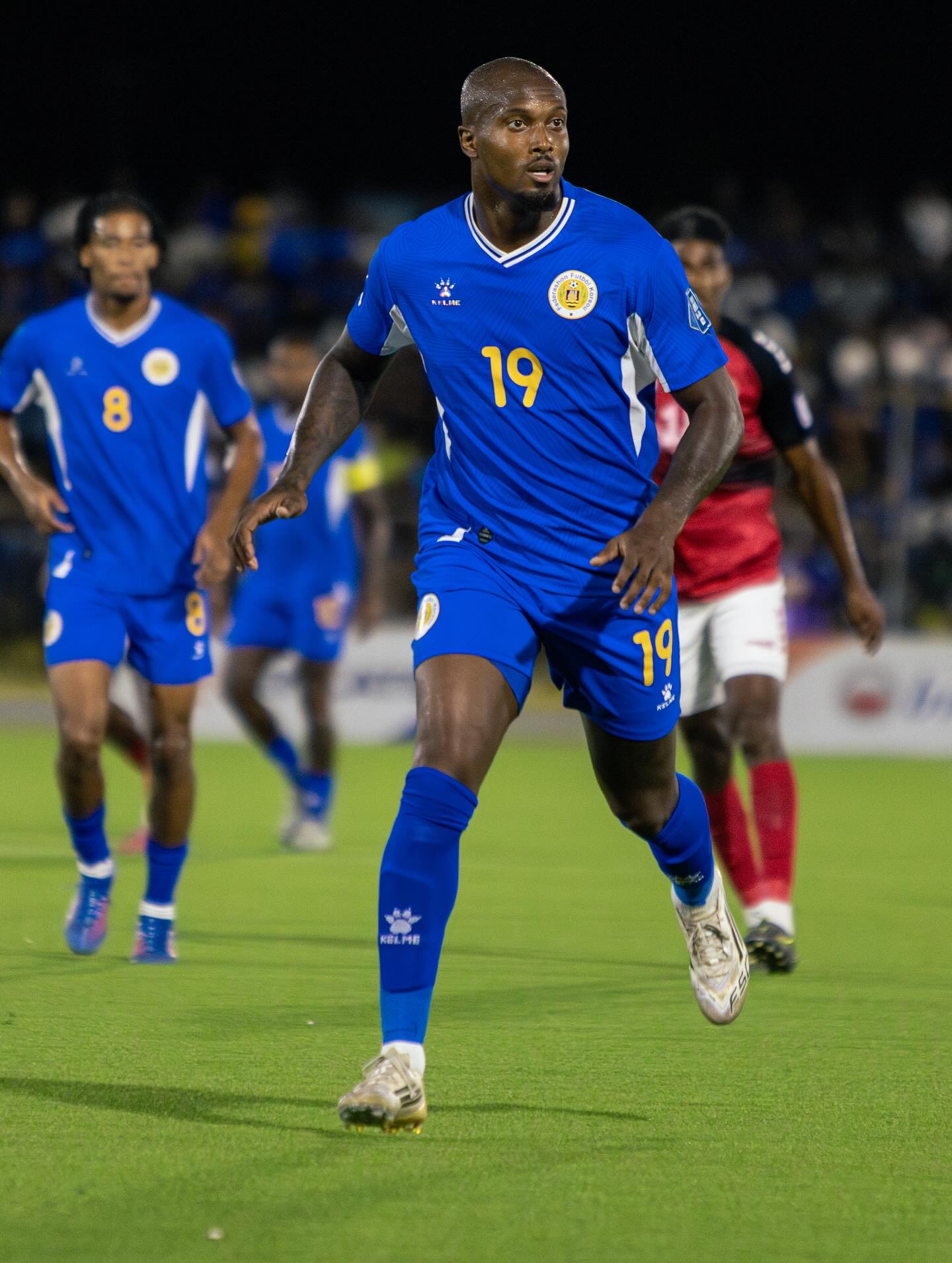 Gervane Kastaneer saat bermain di penyisihan grup Piala Dunia 2026 timnas Curacao.