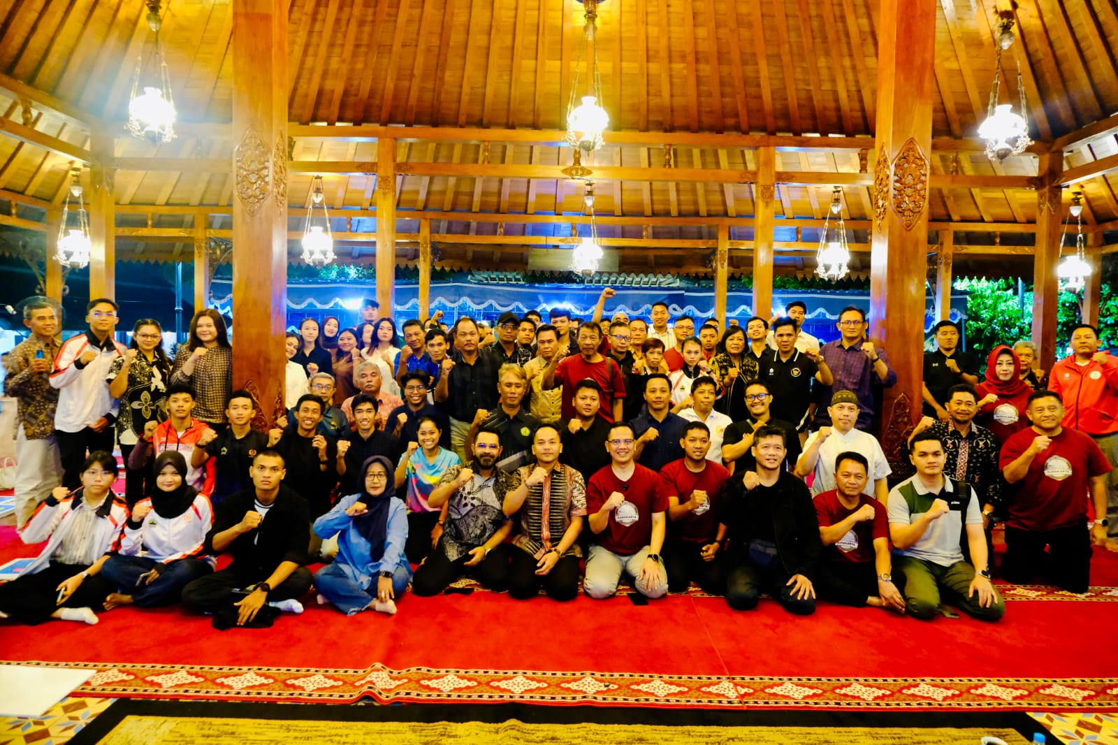 Wedangan bareng Mas Wali yang digelar di Pendapa Rumah Dinas Wali Kota Solo, Loji Gandrung, Kamis (4/12/2025).