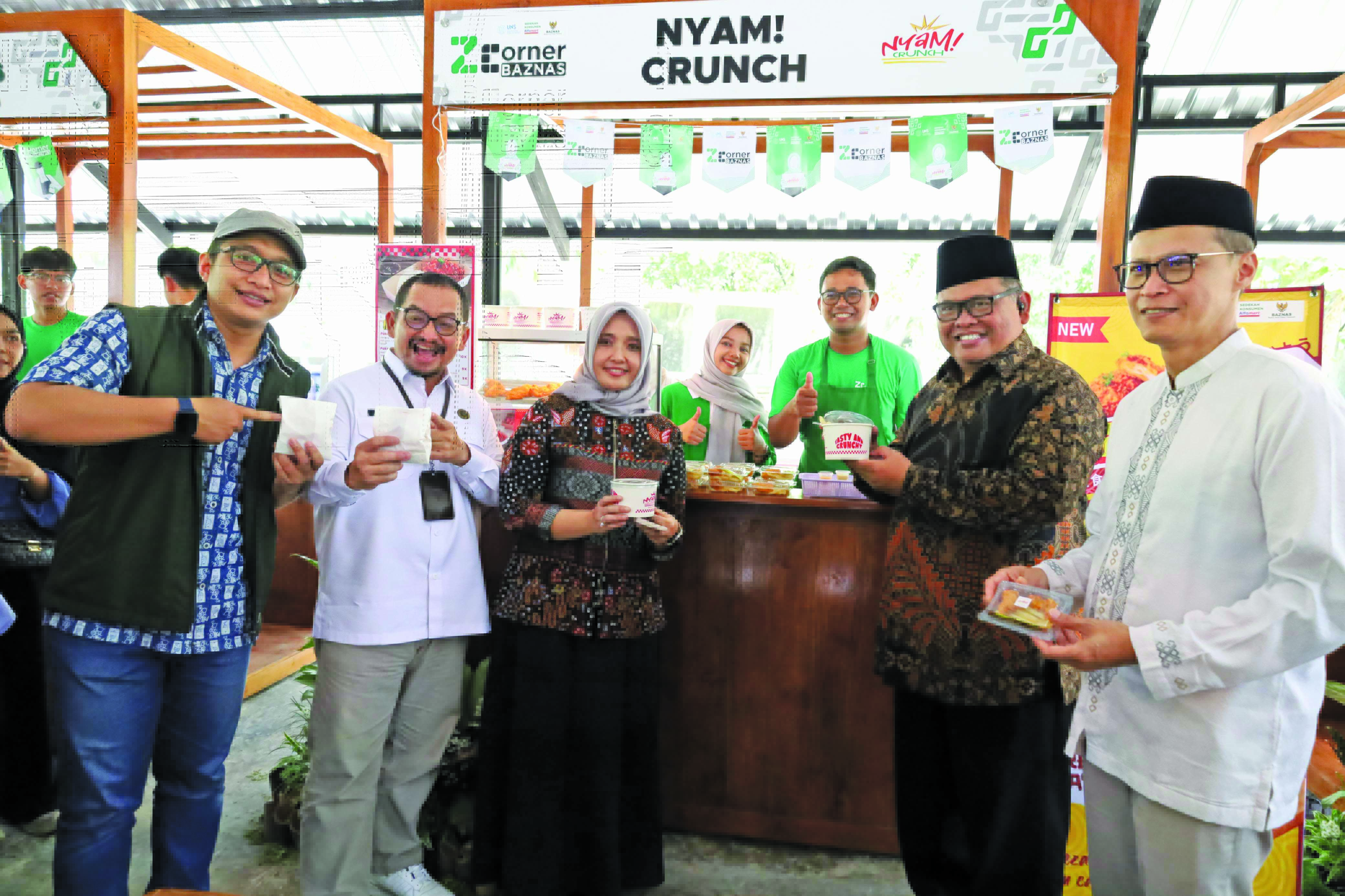 SOSIAL: BAZNAS RI meresmikan ZCorner di Universitas Sebelas Maret (UNS), Sabtu (6/12).