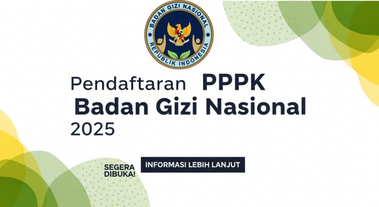 Link Daftar PPPK Badan Gizi Nasional (BGN) Desember 2025: Syarat Lengkap, Rincian Formasi&nbsp;& Jadwal Resminya