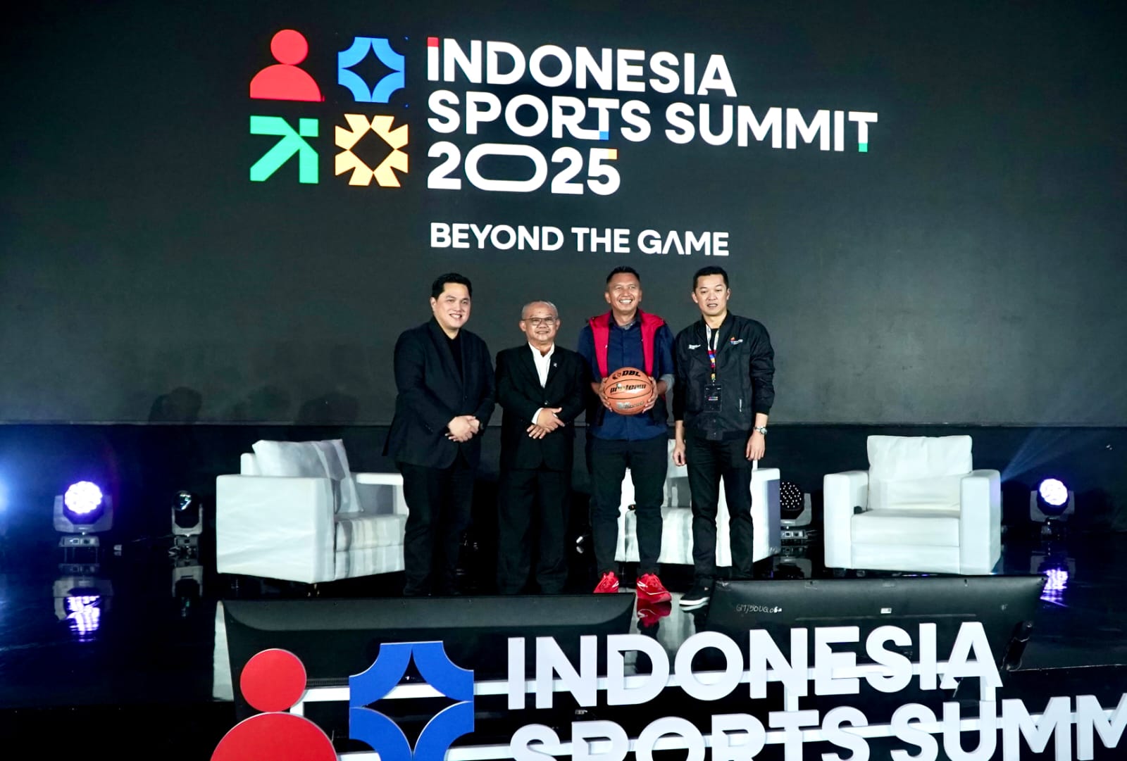 Menpora Erick Thohir hingga CEO sekaligus Founder DBL Indonesia Azrul Ananda hadiri Indonesia Sports Summit 2025