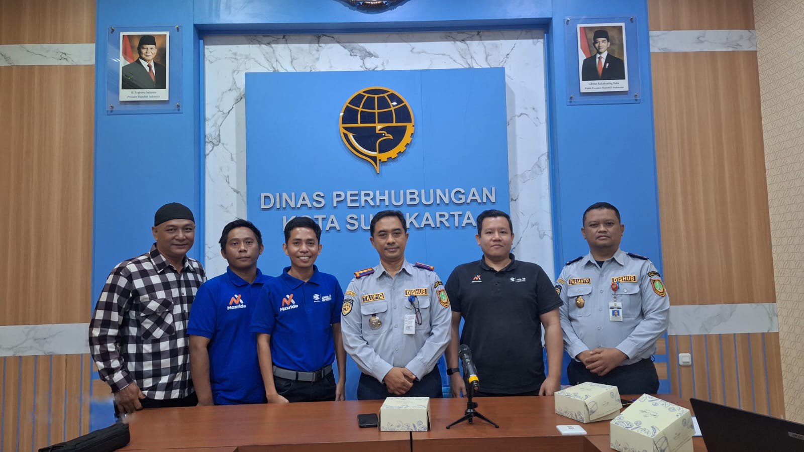 Manajemen Maxride melakukan audiensi resmi dengan Dinas Perhubungan (Dishub) Kota Solo