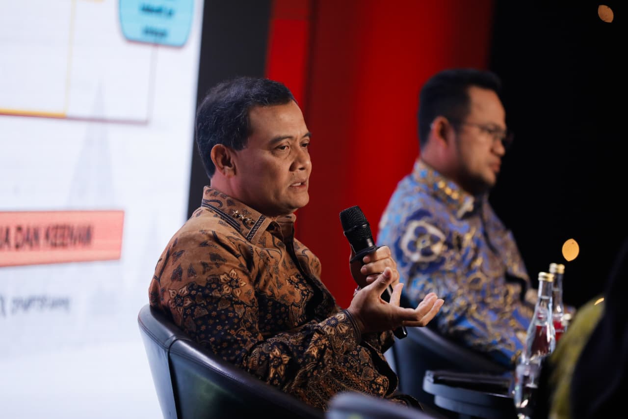 Gubernur Jateng Ahmad Luthfi menjadi narasumber acara Berita Satu Regional Forum 2025 di Hotel Mulia, Jakarta, Rabu (10/12/2025).