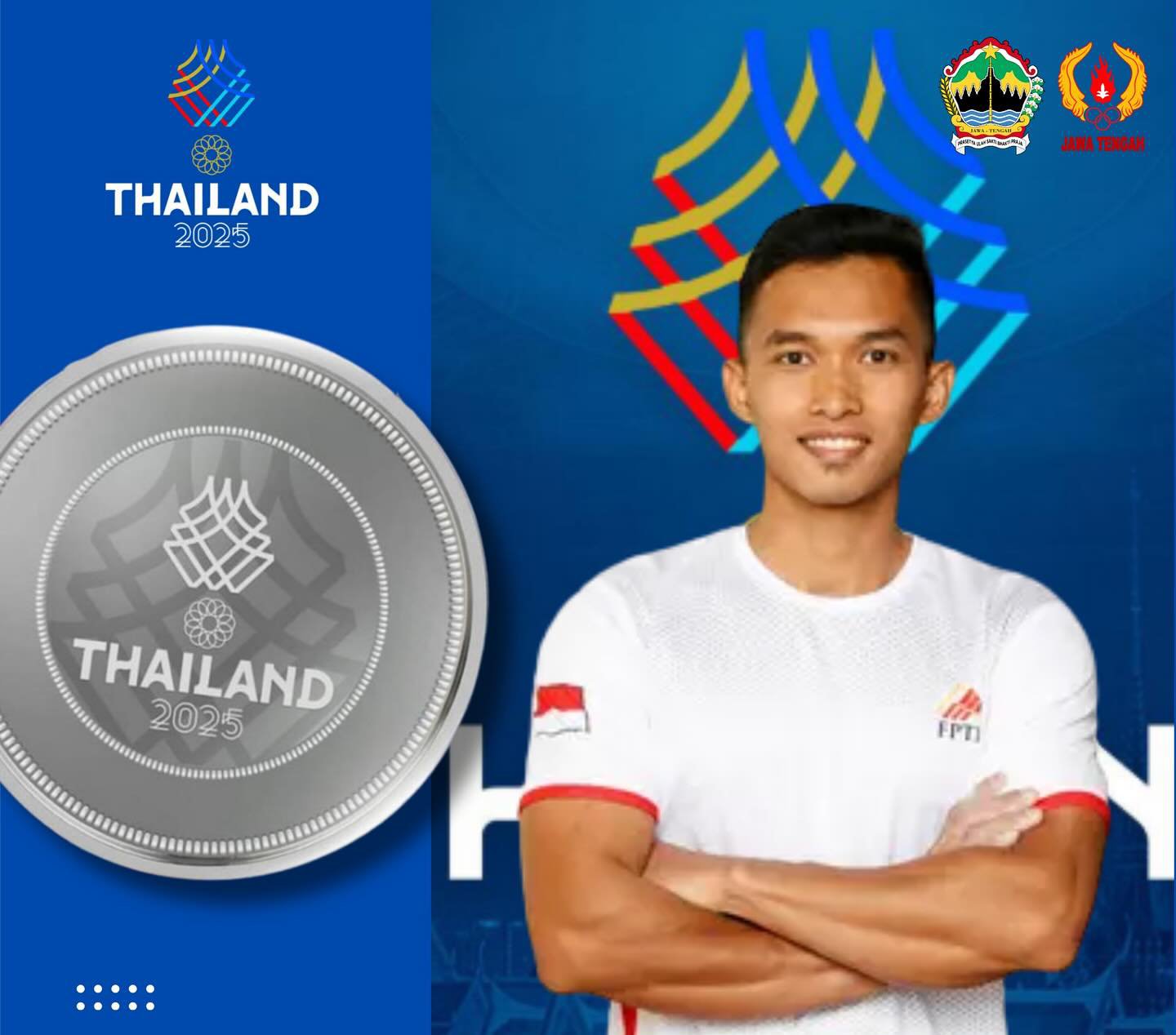 Alfian Muhammad Fajri resmi raih perak di ajang SEA Games 2025 di Thailand.