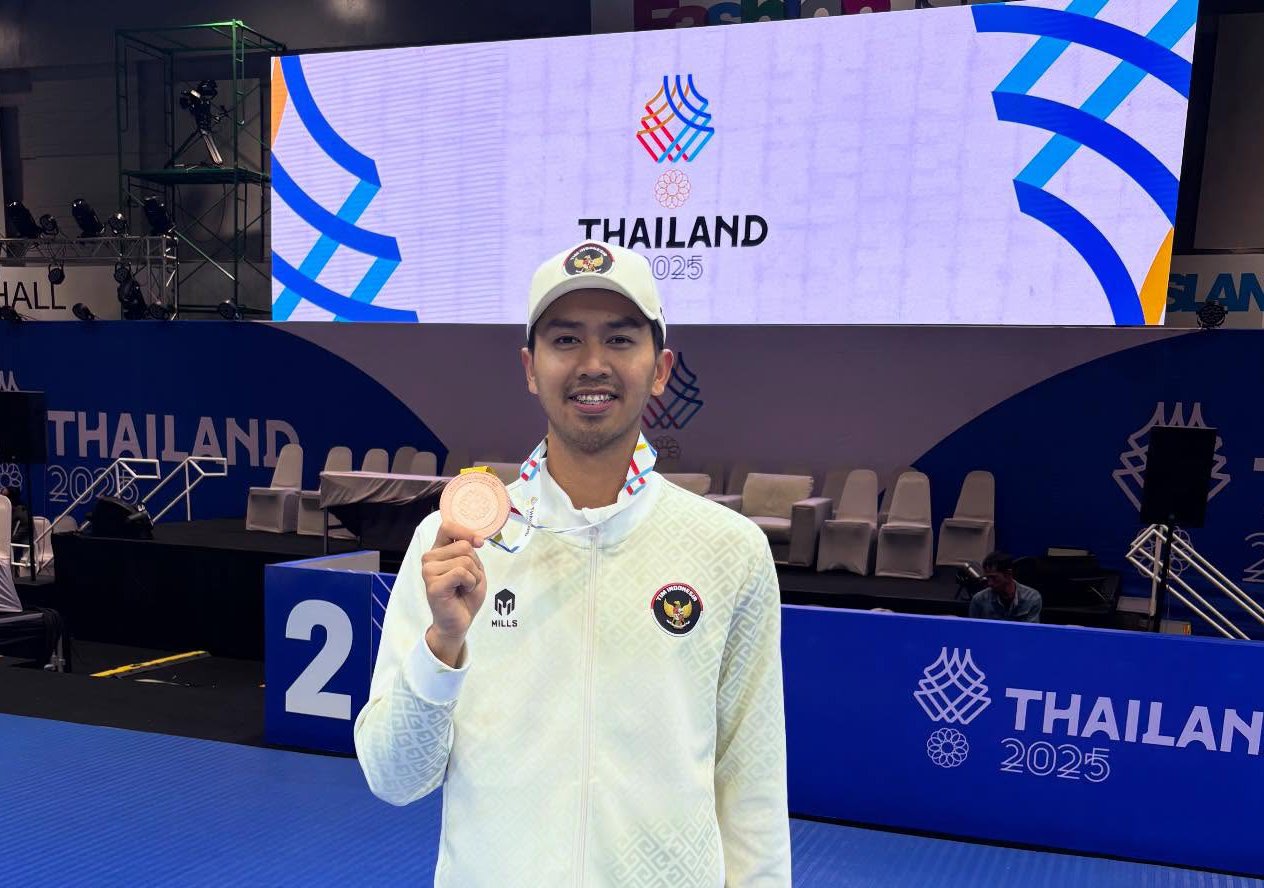 Osanando Naufal Khairudin raih medali perunggu di ajang SEA Games 2025 di Thailand.
