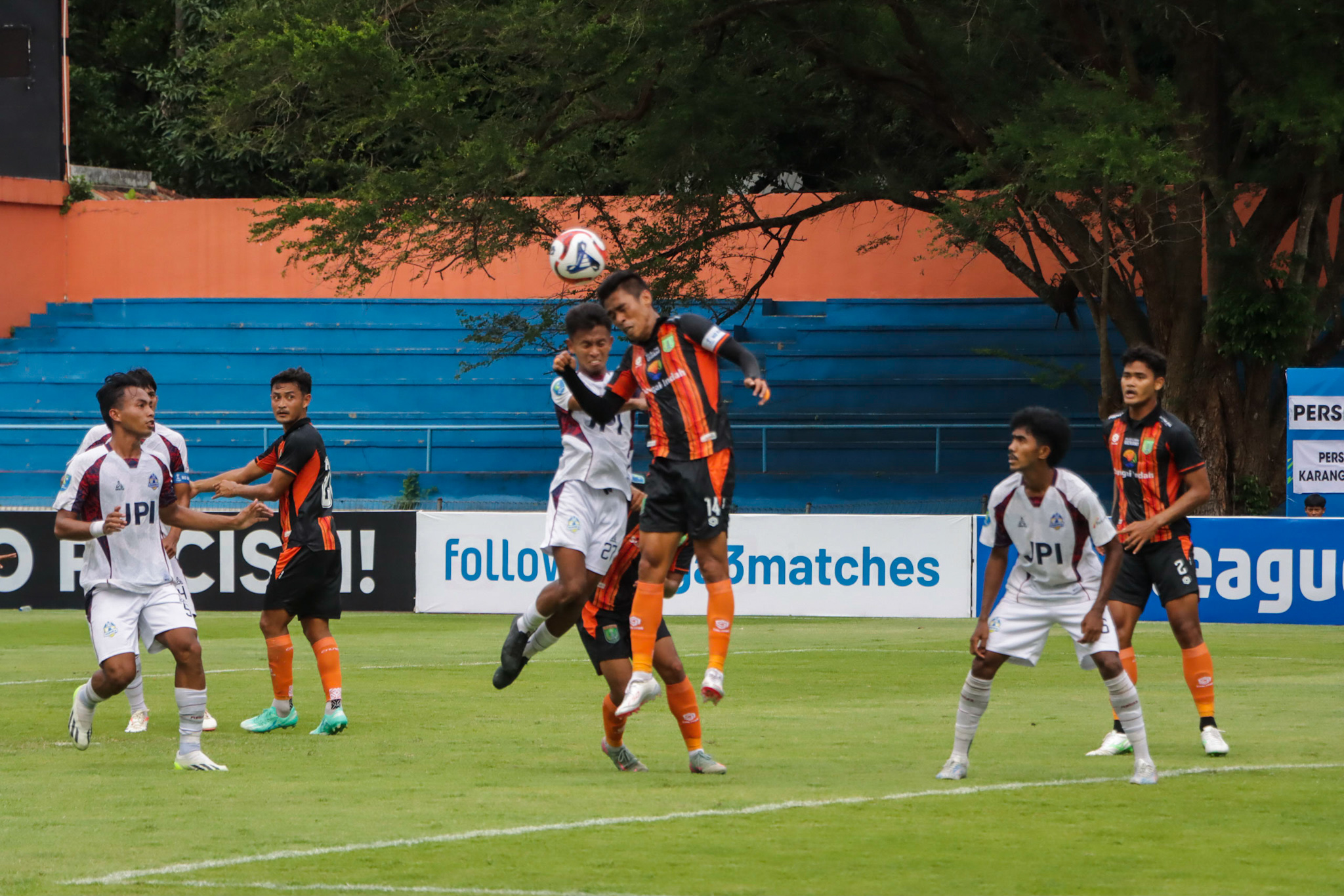 Laga Persika Karanganyar vs Persibo Bojonegoro di Stadion UNS dalam laga lanjutan Liga Nusantara 2025/2026.