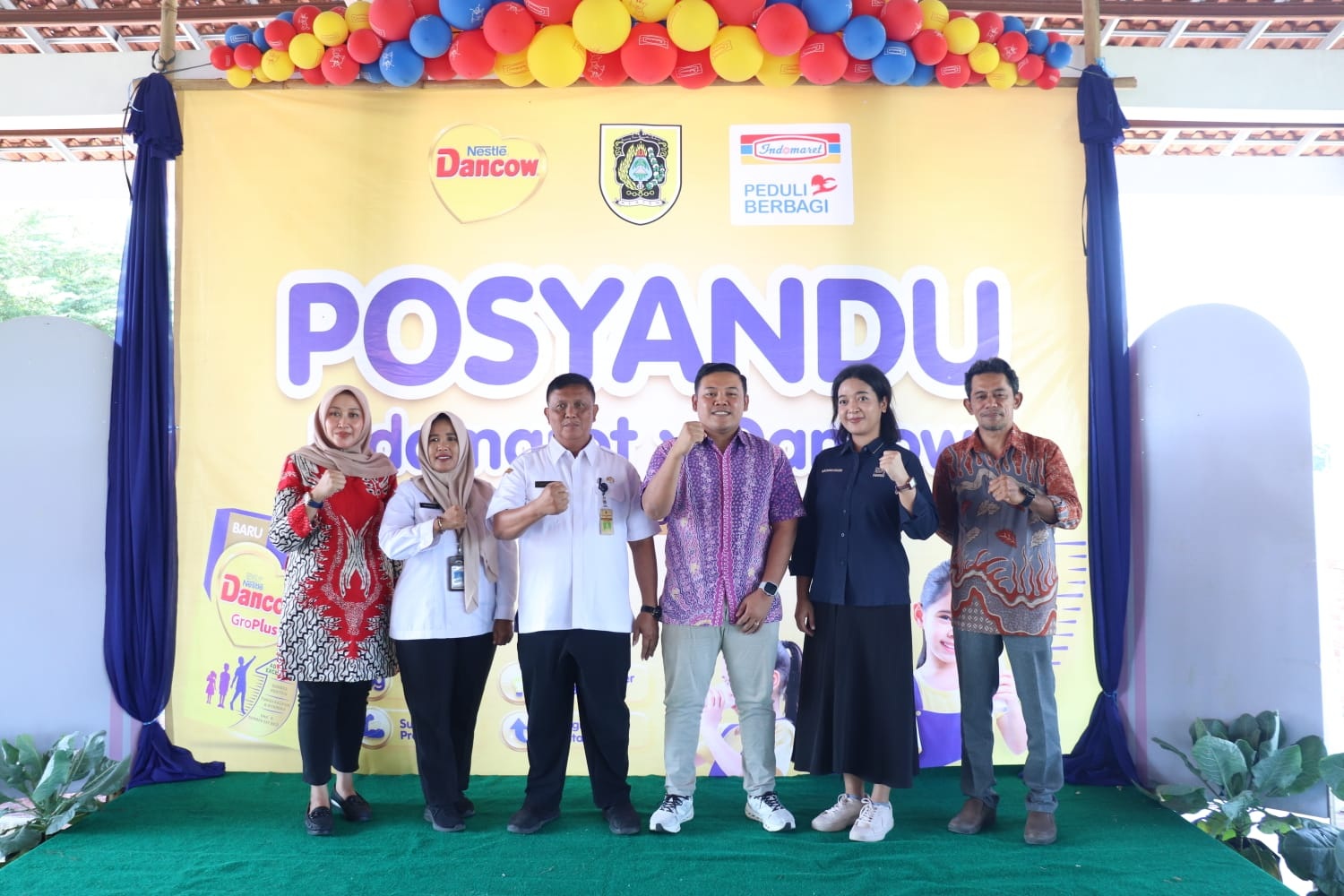 SUMBANGSIH: Indomaret dan Nestl&eacute; DANCOW gelar kegiatan posyandu di Kabupaten Klaten.
