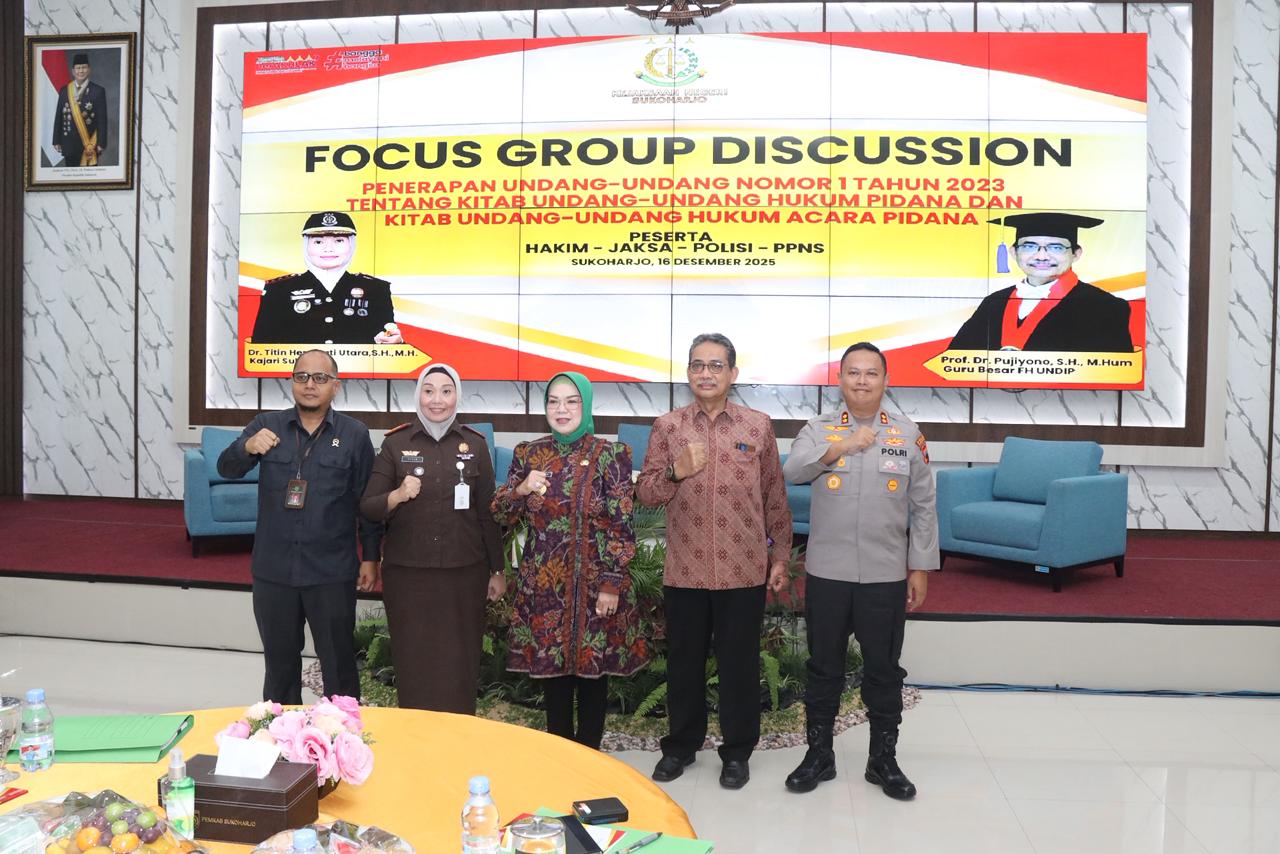 Pemkab Sukoharjo Dukung Penuh Sosialisasi KUHP dan KUHAP Baru, Bupati Etik Suryani Tekankan Peran Semua Elemen