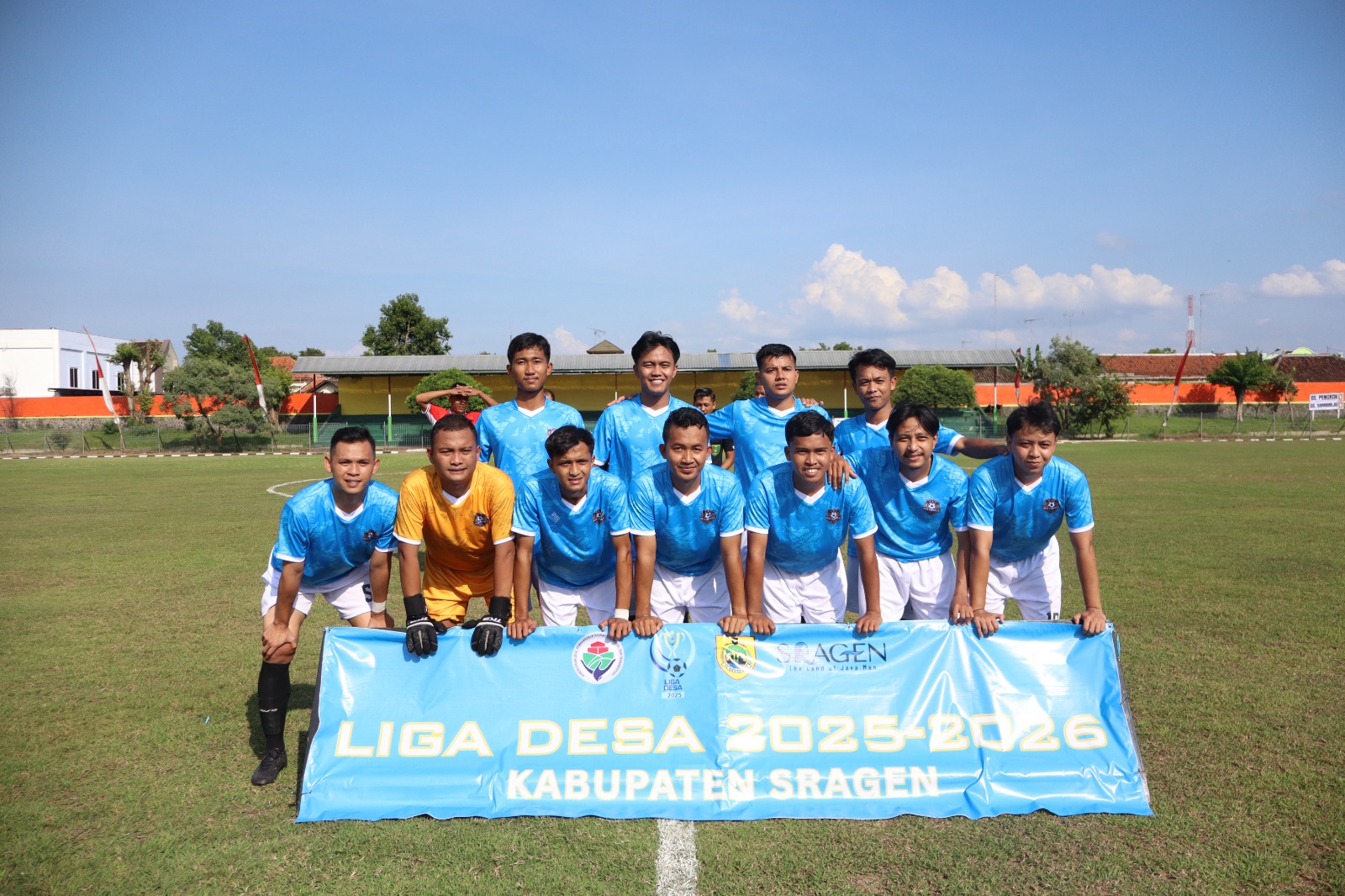 Salah satu kontestan Liga Desa 2025 Kabupaten Sragen. (Ahmad Khairudin/Radar Solo)