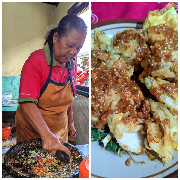 Suratmi mempertahankan citarasa loteknya. Menu legendaris ini tersedia di Dusun Batu Tengah RT 01 RW 10, Desa Baturetno, Wonogiri.