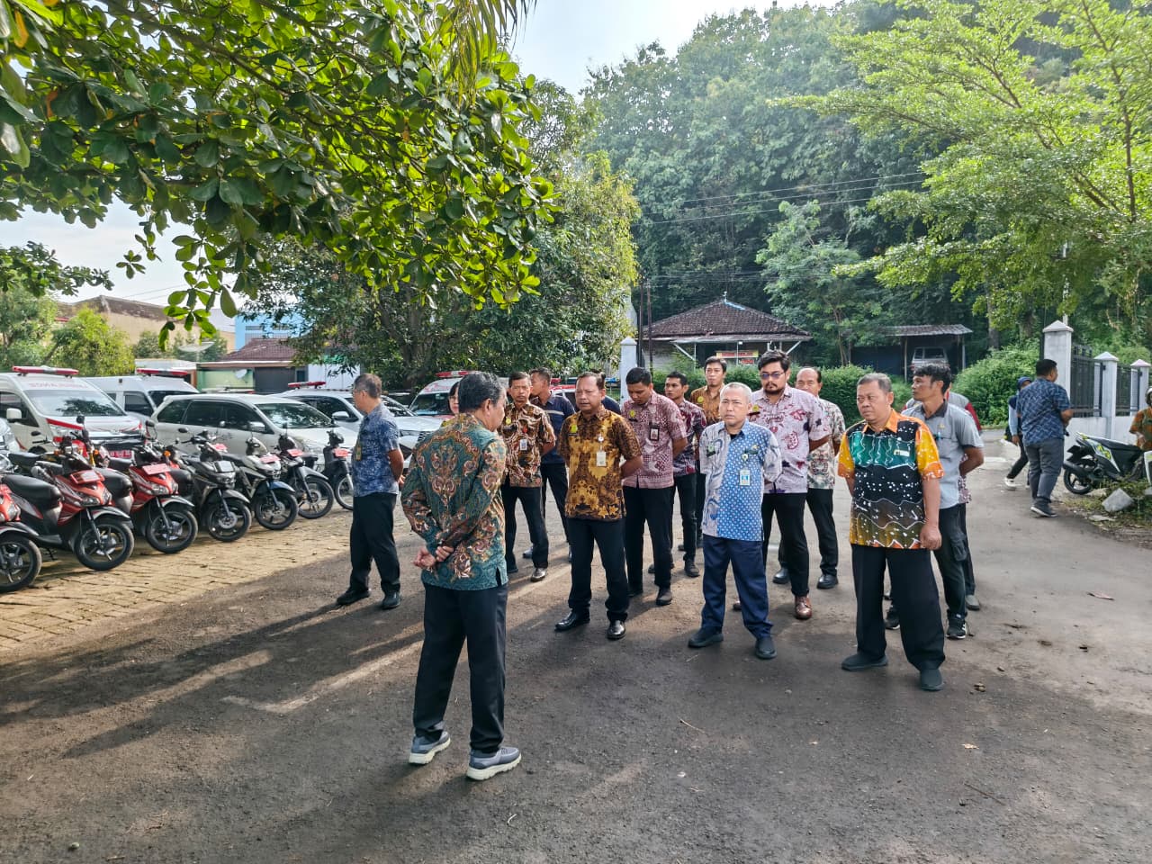 RSUD dr. Soediran Mangun Sumarso Wonogiri Gelar Apel Kendaraan Dinas Operasional Sebagai Wujud Tertib Administrasi dan Pengamanan Barang Milik Daerah