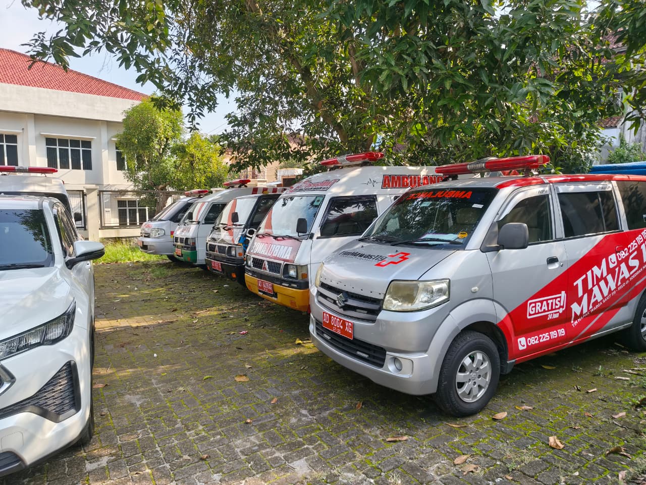 RSUD dr. Soediran Mangun Sumarso Wonogiri Gelar Apel Kendaraan Dinas Operasional Sebagai Wujud Tertib Administrasi dan Pengamanan Barang Milik Daerah