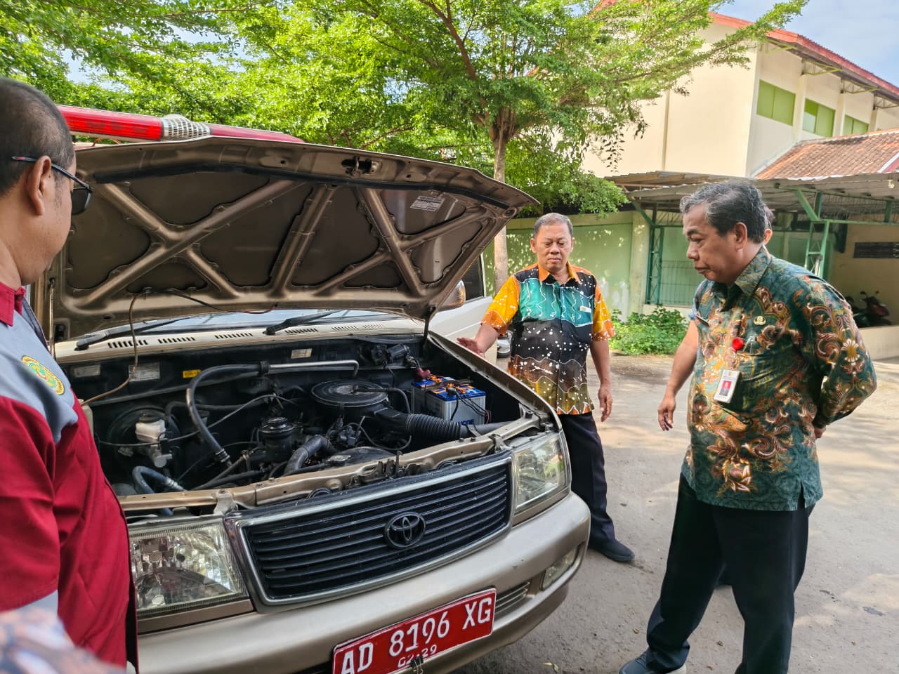 RSUD dr. Soediran Mangun Sumarso Wonogiri Gelar Apel Kendaraan Dinas Operasional Sebagai Wujud Tertib Administrasi dan Pengamanan Barang Milik Daerah