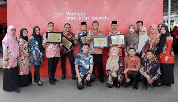 Rombongan dari Kecamatan Jatipurno, Wonogiri memborong penghargaan WIA 2025 Kamis (18/12/2025).