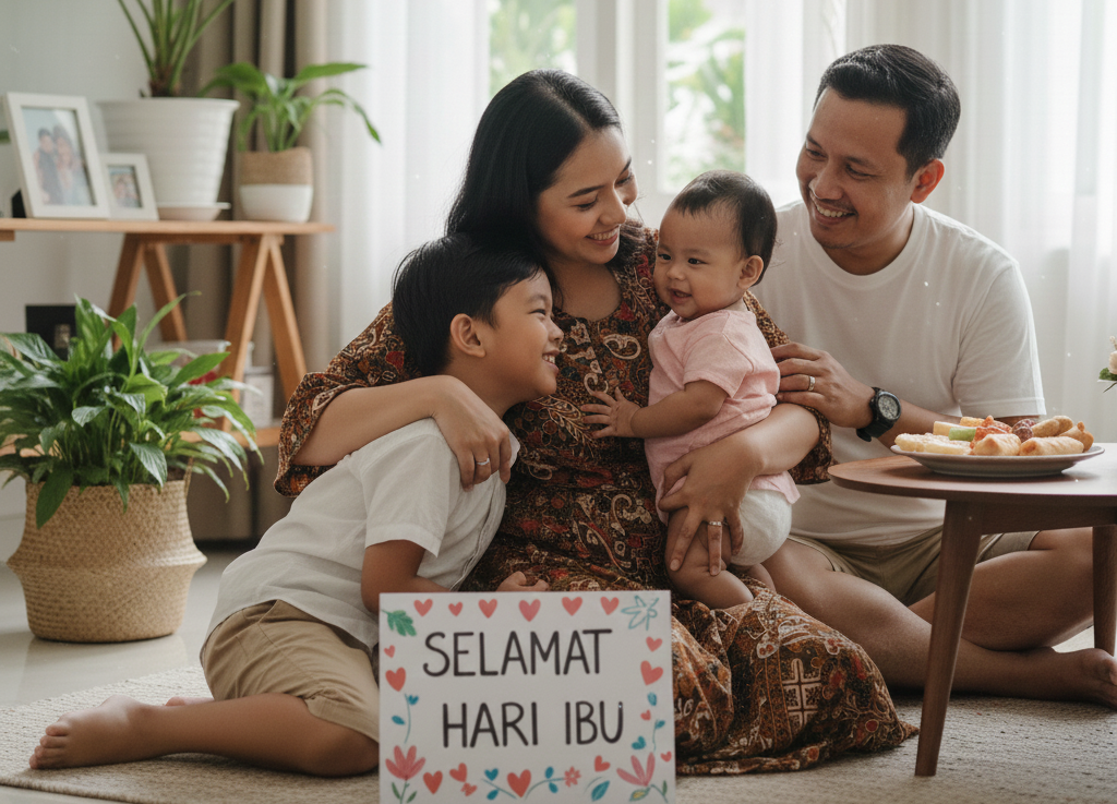 Seorang ibu memiliki peran vital dalam sebuah keluarga. Selamat Hari Ibu.