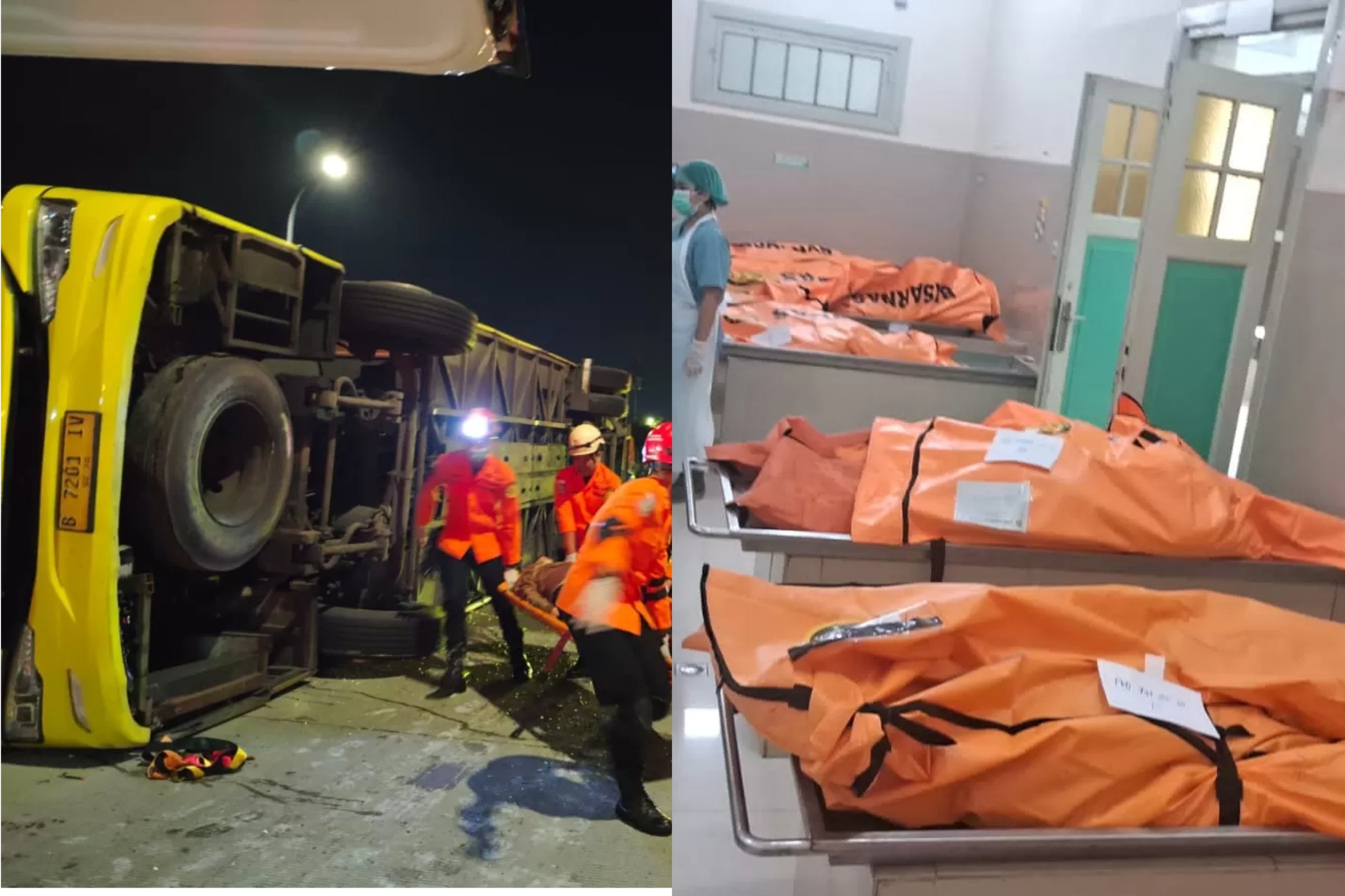 Daftar Lengkap Korban Kecelakaan Bus PO Cahaya Trans di Exit Tol Krapyak, Mayoritas Penumpang dari Klaten dan Boyolali