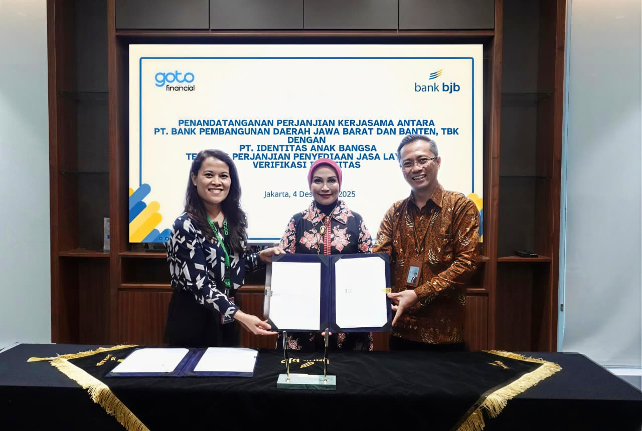 bank bjb bekerja sama dengan GoTo Financial memperkuat layanan digital dan sistem KYC berbasis AI demi keamanan dan kenyamanan nasabah.