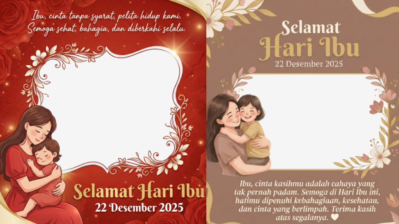50 Link Twibbon Hari Ibu 2025 Gratis Paling Lengkap, Rayakan 22 Desember 2025 dengan Desain Kreatif