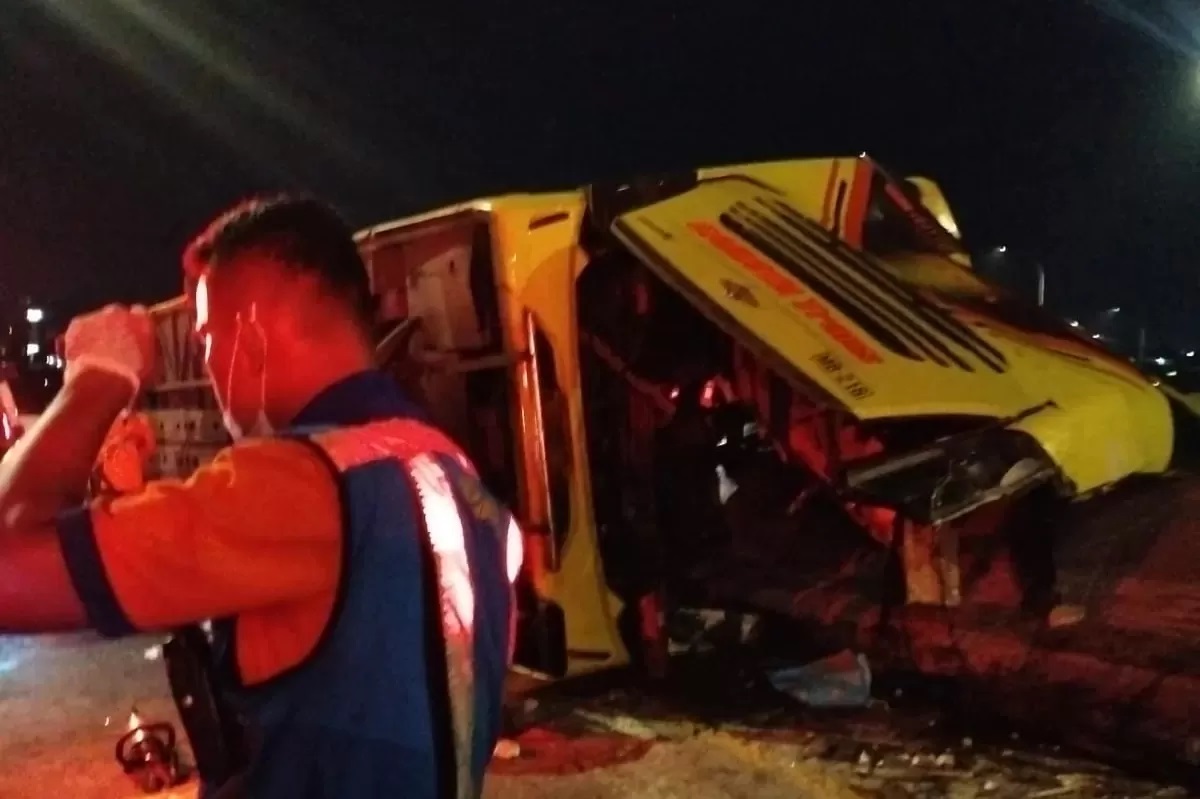 Kronologi Kecelakaan Maut Bus di Exit Tol Krapyak Semarang, 15 Penumpang Meninggal Dunia