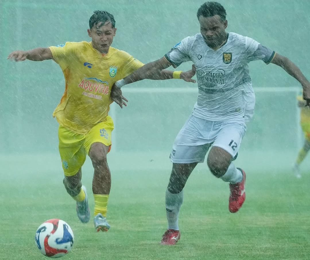 Laga Gresik United vs Waanal Brothers dalam laga lanjutan Liga Nusantara 2025/2026 (23/12/2025)