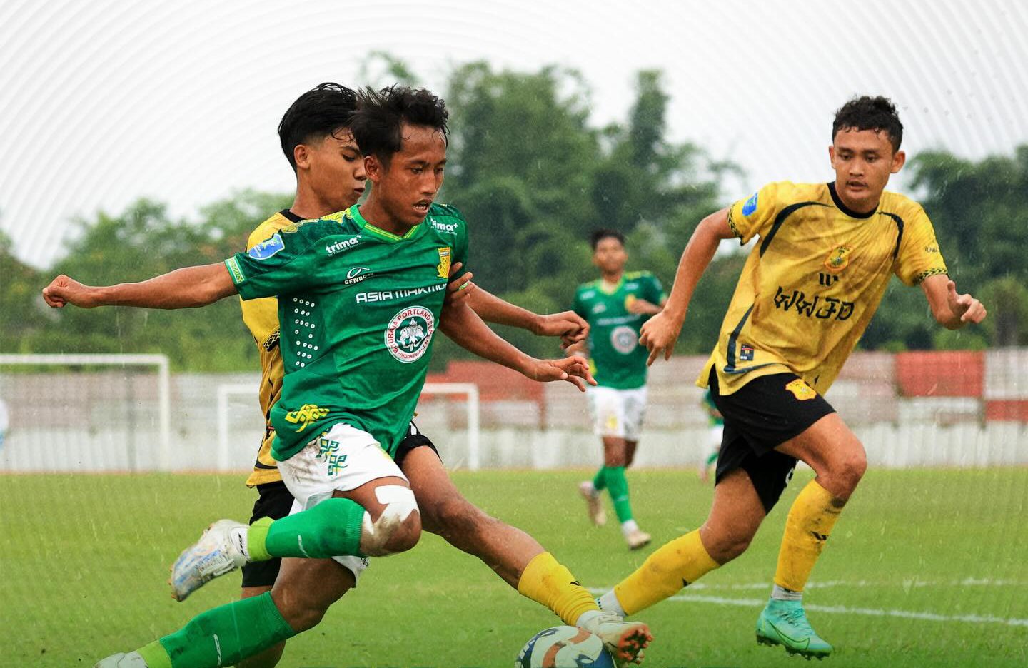 Laga Nusantara United FC vs PSDS Deli Serdang di Stadion Moch. Soebroto, Magelang, Selasa (23/12).