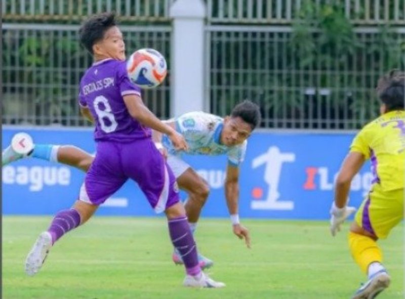 PSGC Ciamis vs Persitara Jakarta Utara dalam laga lanjutan Liga Nusantara 2025/2026.