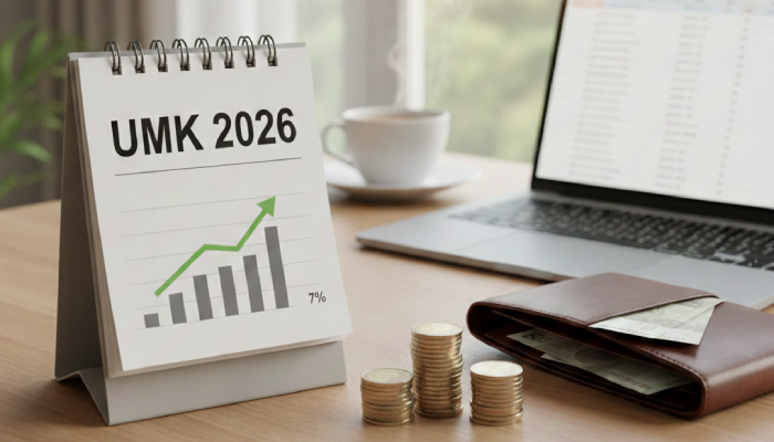 Ilustrasi kenaikan UMK 2026 di Jateng.