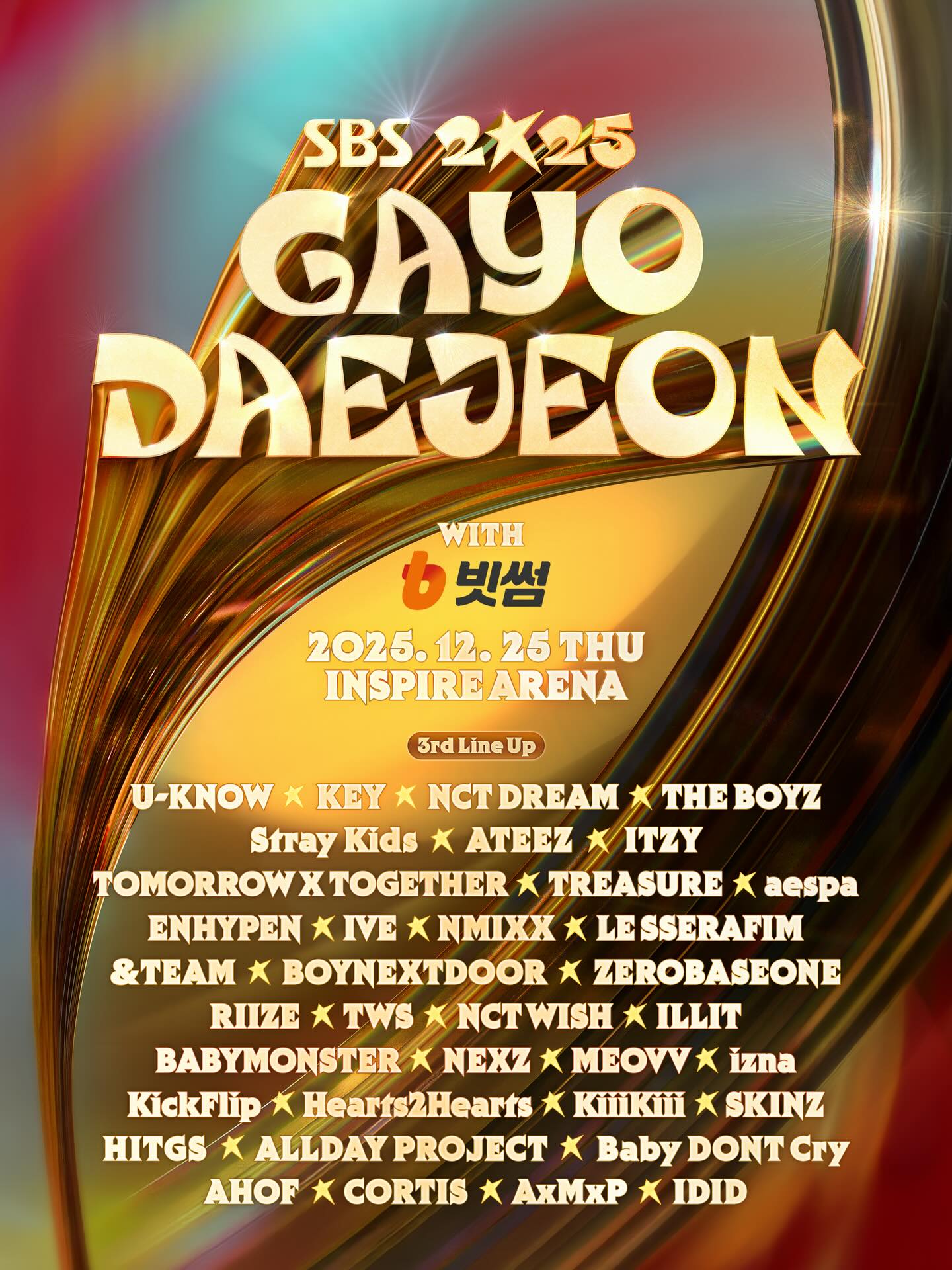 Link Live Streaming SBS Gayo Daejeon 2025, Ini Line Up Idol K-Pop dan Panduan Cara Nonton