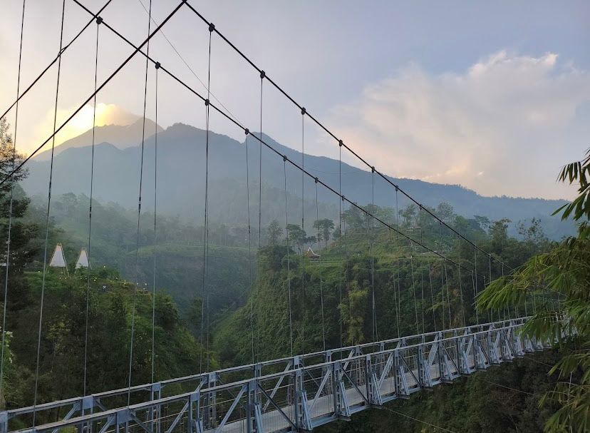 Pemandangan alam nan memesona di Girpasang, Desa Tegalmulyo, Kecamatan Kemalang, Klaten.