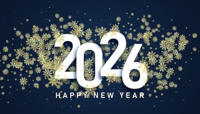 Ilustrasi Tahun Baru 2026.
