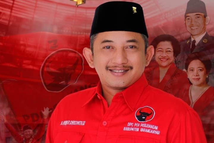 Ketua DPC PDIP Karanganyar Rober Christanto. (Dokumentasi Pribadi)